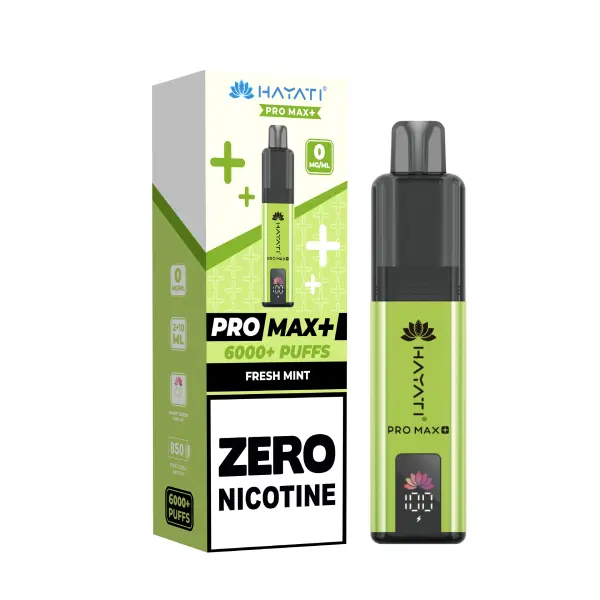Fresh Mint Hayati Pro Max Plus 6000 Prefilled Pod Kit Zero Nicotine